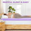 Surmatelas en mousse viscoélastique de qualité supérieure de 2 pouces avec gel rafraîchissant Merrillville Alwyn Home-88657404-93177097