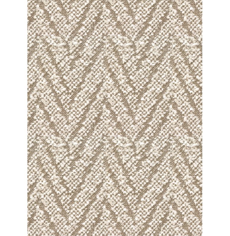 Rustic Beige Chevron Boucle Indoor Outdoor Table Runner 14x72