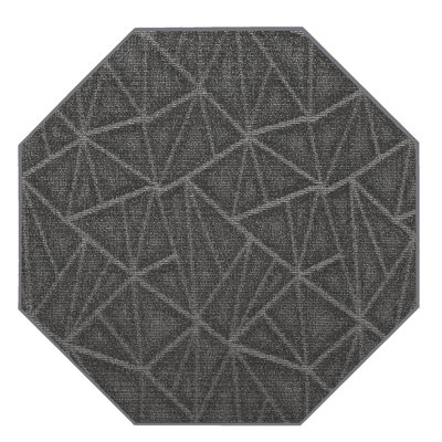 Tapis gris Deyo