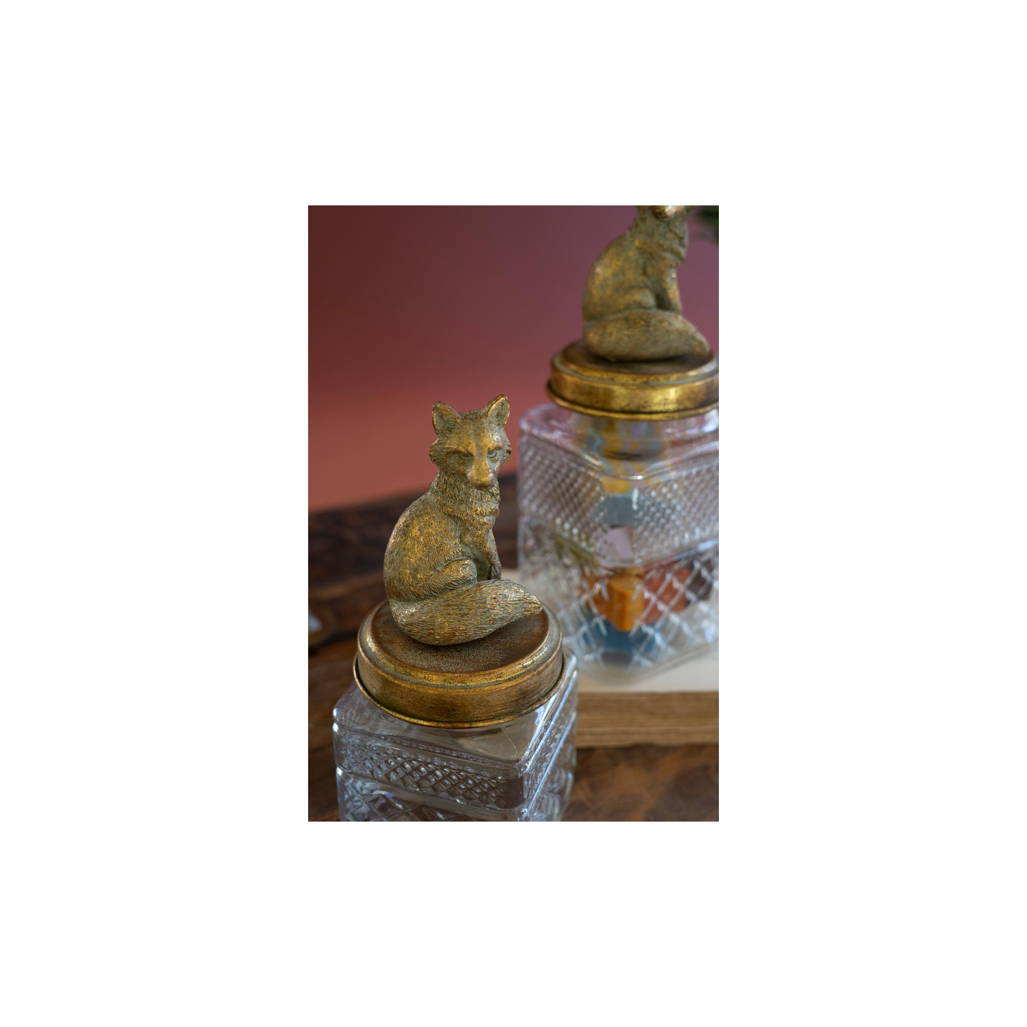  Set of Two Fox Canisters