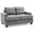 Cozy Transitional Loveseat In Gray-995080869