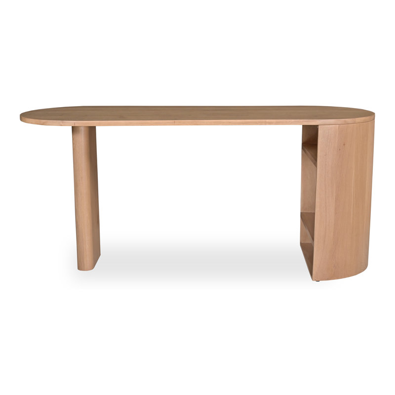 Element Oval Solid Wood Writing Desk