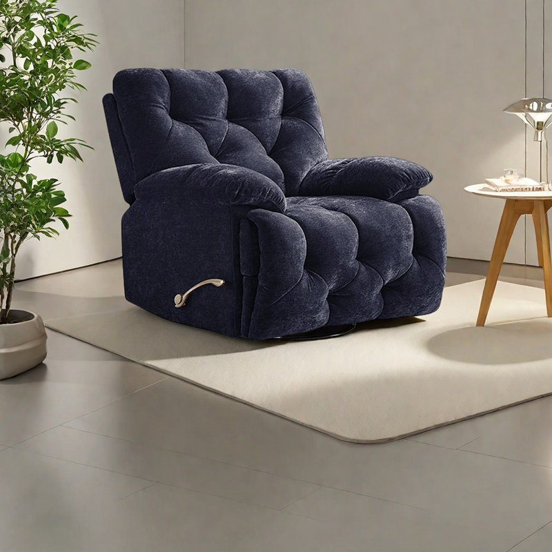 Dominguez, Navy Blue, Rocker/Swivel