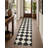 Damier Black and Cream Checkered Washable Indoor/Outdoor Area Rug-51766485