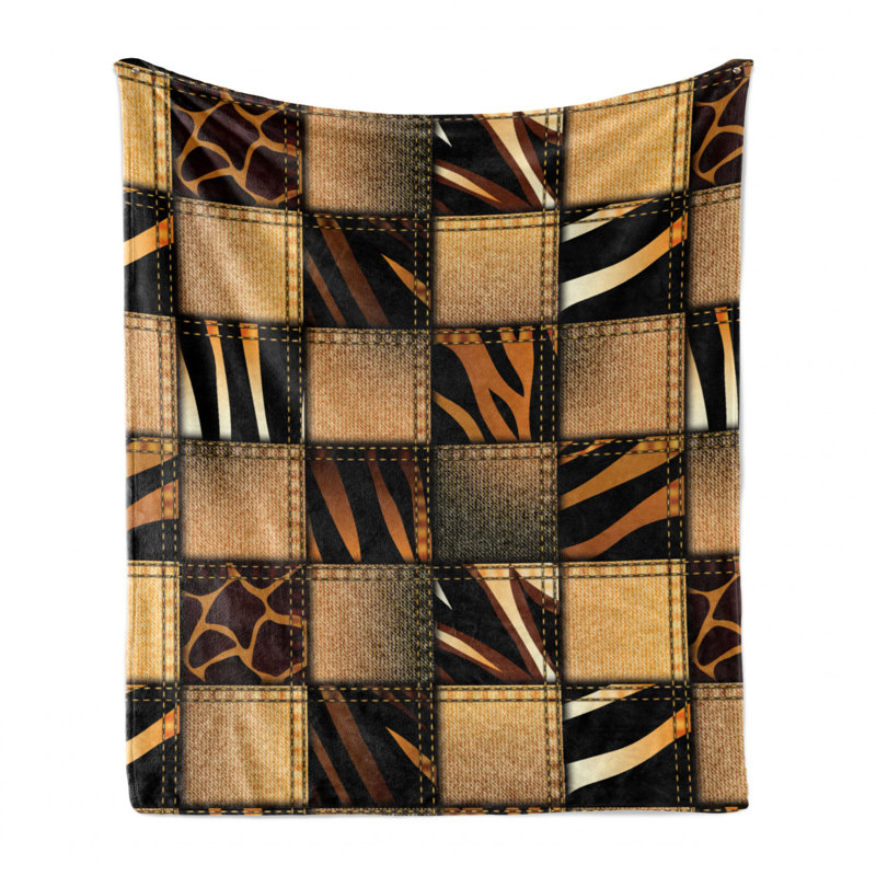 Hand Woven Throw Blanket, 50" W x 60" L