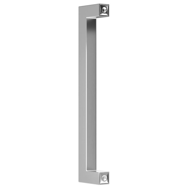 Acier inoxydable avec poignées d'armoire vidaXL, Argent argent, 6,3 po