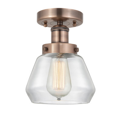 Cahn Glass Semi Flush Mount