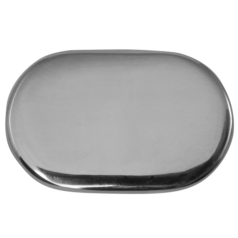 Oval Knob, Polished Chrome