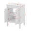 Meuble-lavabo 24 po avec lavabo, petit meuble-lavabo de salle d'eau avec cabinet 2 portes-116925773-116925772