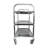 3 Shelf Stainless Steel Dining Cart on Wheels-124389592