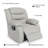 37'' Wide Manual Recliner Chair, Modern Fabric Reclining Sofa Chair With Armrest And Back-1011845504