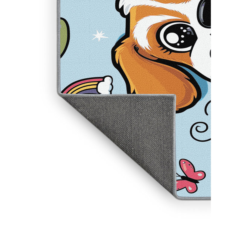 Tapis mignon pour enfants, Rectangulaire 8 pi x 12 pi