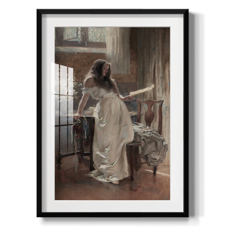 Reproduction de portrait rétro, impression encadrée