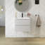Meuble-lavabo mural 24 po avec comptoir en céramique blanche-1414476525