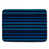 Bleu / rayures noires