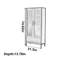 Modern light luxury black walnut bookcase-110581240