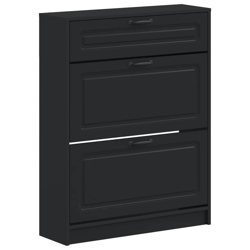 Flip Down Shoe Storage, Black