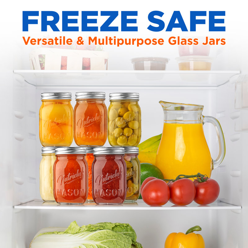 Agrima Glass Jar - Set of 8