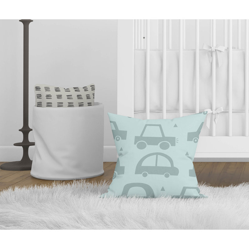 Coussin Driveway, H 20 po x l 20 po, Bleu clair