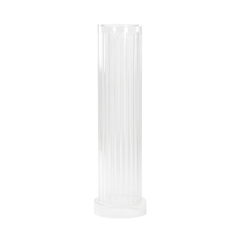 Fluted Acrylic Column Sculpture