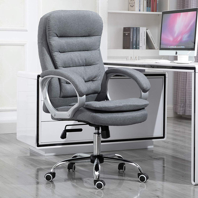 Wadlington Linen Executive Chair, Grey