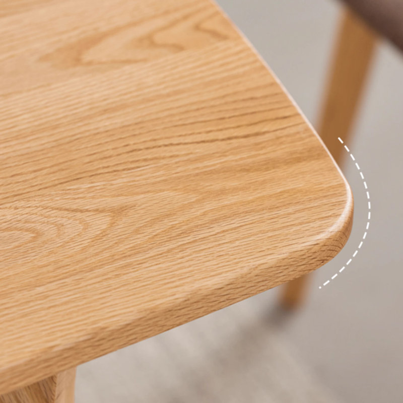 Simple Household Oak Double-layer Dining Table, 29.52"H x 62.99"L x 35.43"W