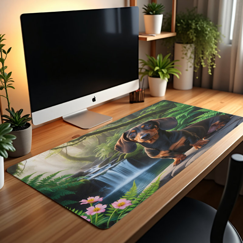 Polyester Desk Pad, 31.5x15.5
