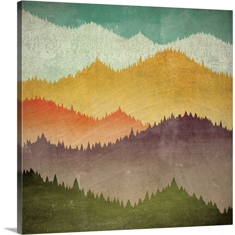 « mountain view » par ryan fowler, impression, H 35 po x l 35 po x P 1,5 po, Toile