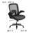 Hercules Hound Big & Tall LeatherSoft Swivel Office Chair with Flip-Up Arms