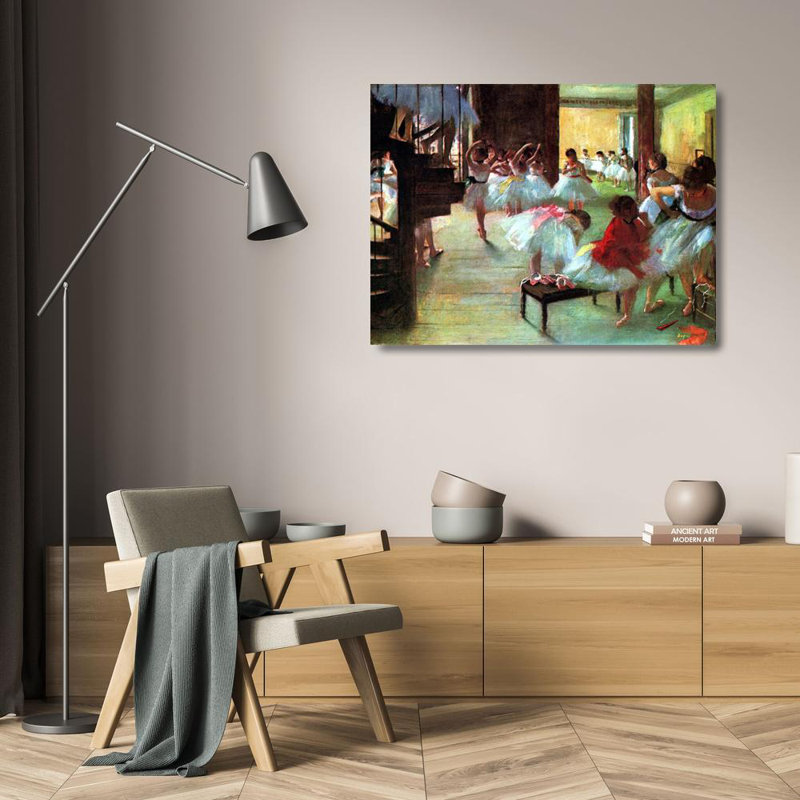 Répétition de ballet, H 18 po x l 24 po