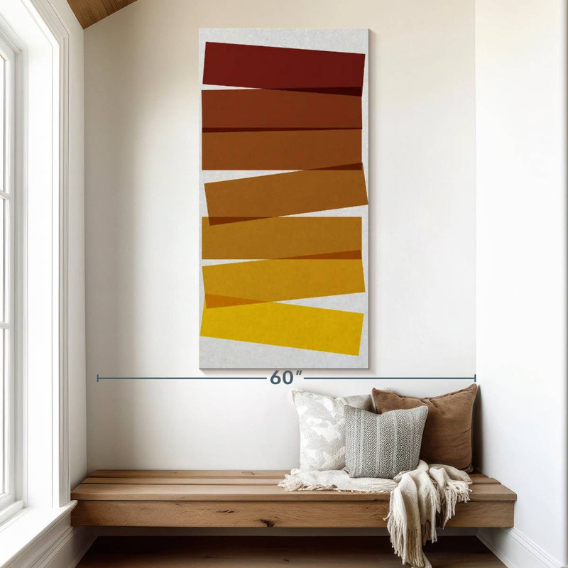 Hillard Warm Swatches, 54" H x 27" W
