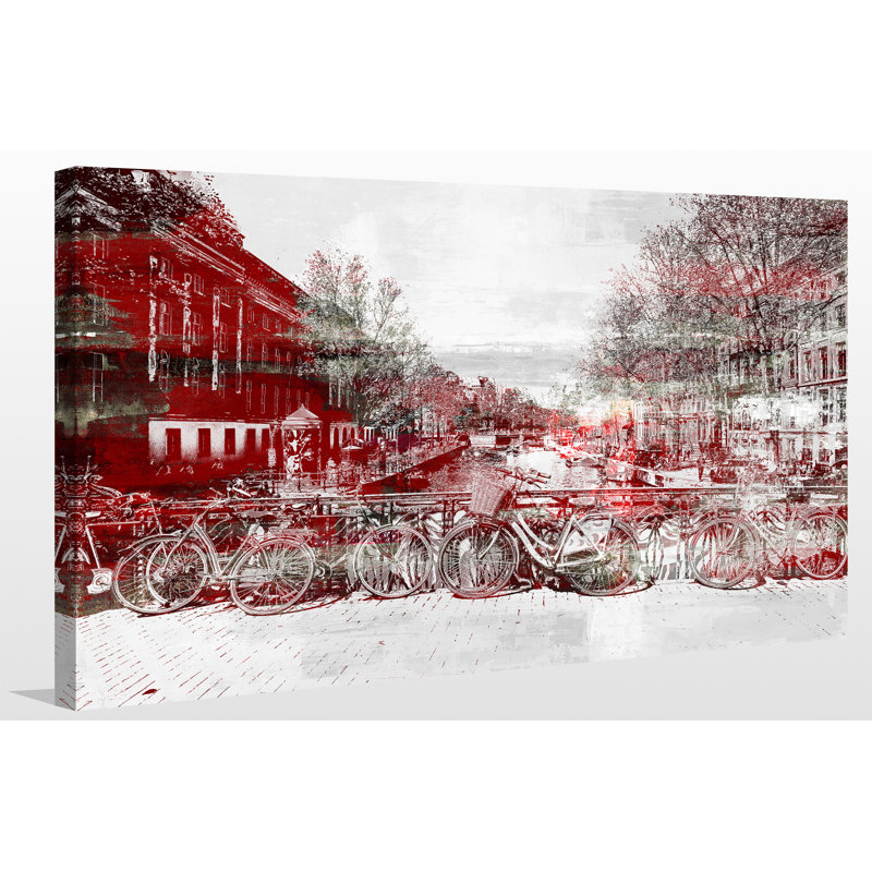 Amsterdam II - impression sur toile tendue, H 24 po x l 40 po