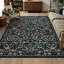Tapis lavable à motif floral Kaldi-19868458-19868462