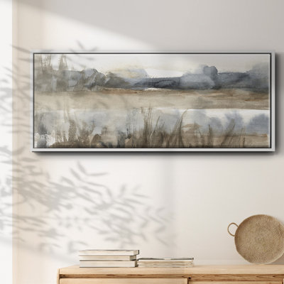 "Blue Grey Marsh II", reproduction d'art sur toile