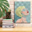  Reproduction d'art mural sur toile 12 po x 16 po «Syn synchronized Swimmer 1» par Grace Popp