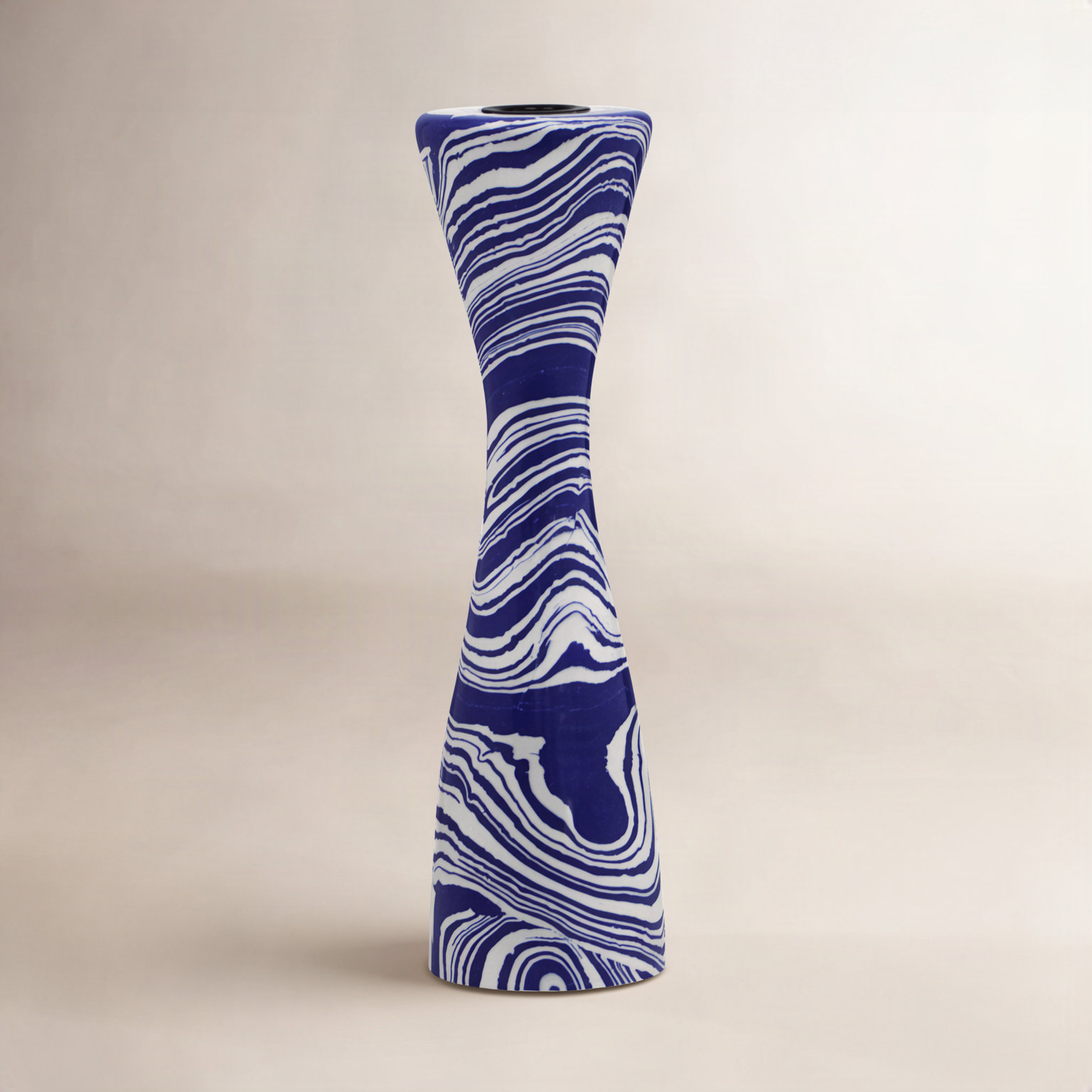 Candlestick Holder, 12" H x 3" W x 3" D