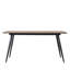 Alec Walnut Metal Base Dining Table-68447708