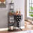 11 Bottle Wine Bakers Rack-445886121