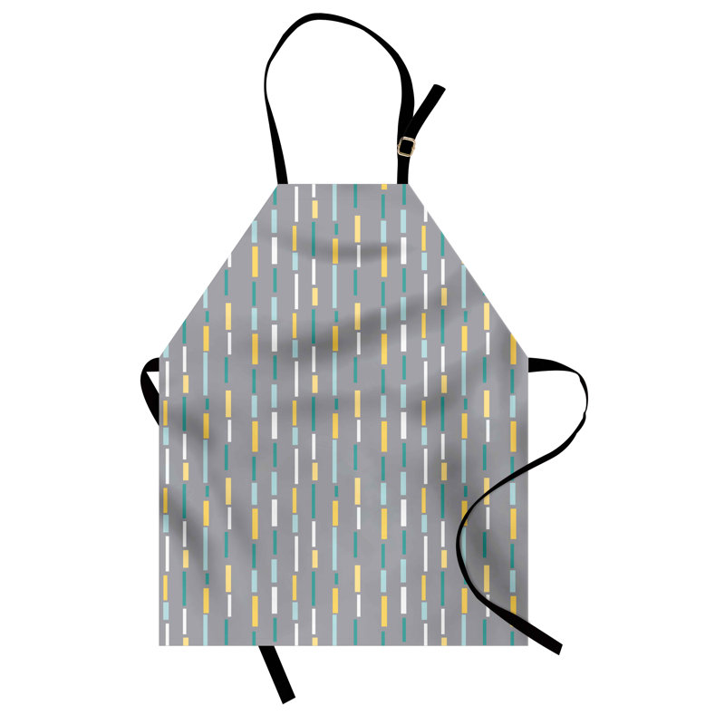 Multicolore, tablier géométrique East Urban Home, conception rétro abstraite, taille adulte, unisexe