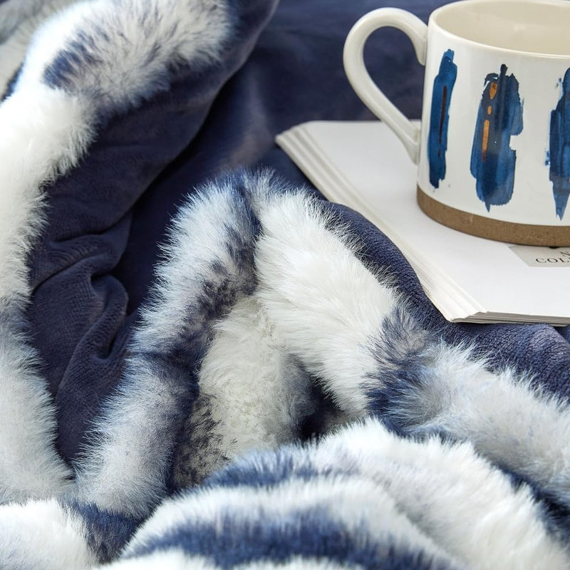 Freezin Waters - Coma Inducer Oversized Comforter Set - Navy Ocean, King Comforter + 2 King Shams
