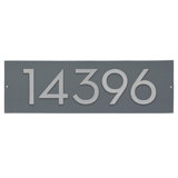 Floating Modern 4" Number Horizontal Address Plaque (5 Digits)