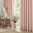 Graciella Thermal Insulated Faux Linen Textured 100% Blackout Curtains for Bedroom Living Room Back Tab/Rod Pocket-1870060833-1820785316