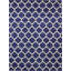 Tapis géométrique bleu foncé / ivoire Ruri-1515331077