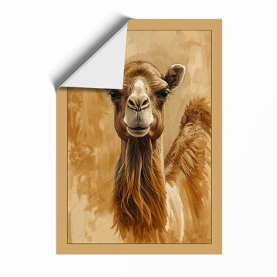 Camel Study Boho - Framed Print