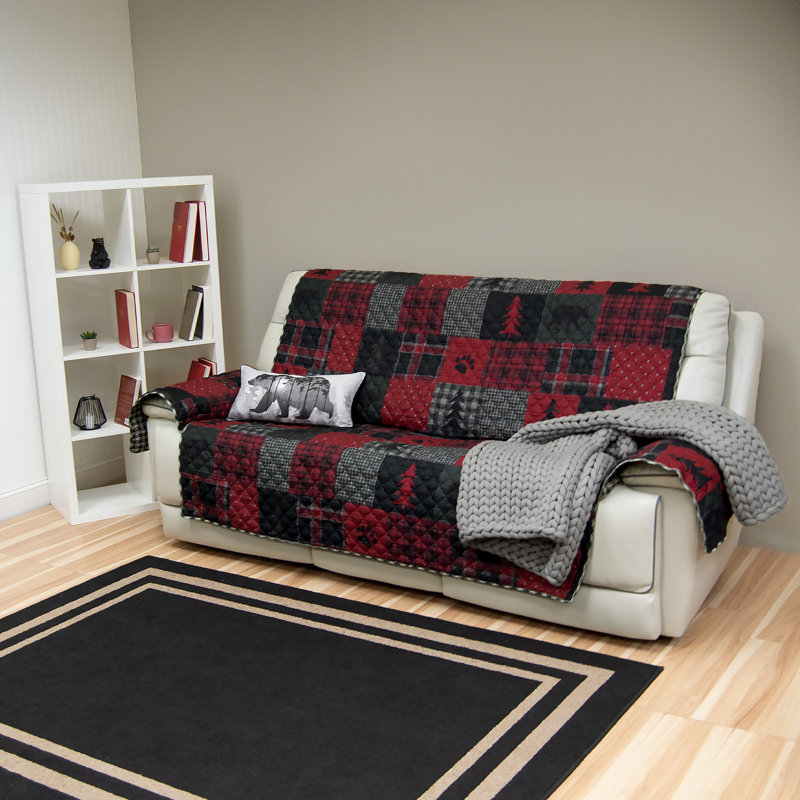 Housse de canapé Red Forest, H 76 po x l 126 po x P 23 po