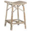 Tabouret d'appoint en bois massif Everton