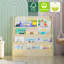 Bibliothèque Montessori standard pour enfants, tablette à 4 niveaux pour chambre d'enfant, salle de jeux, chambre à coucher, salle de classe