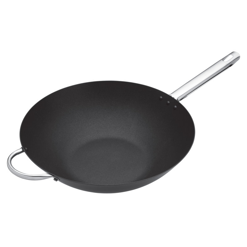 MasterClass Carbon Steel Wok, 35.5 cm