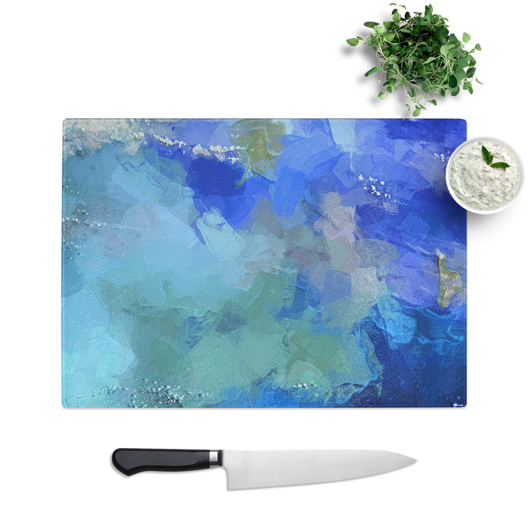 Tempered Glass Your Way in Abstract Chopping Board