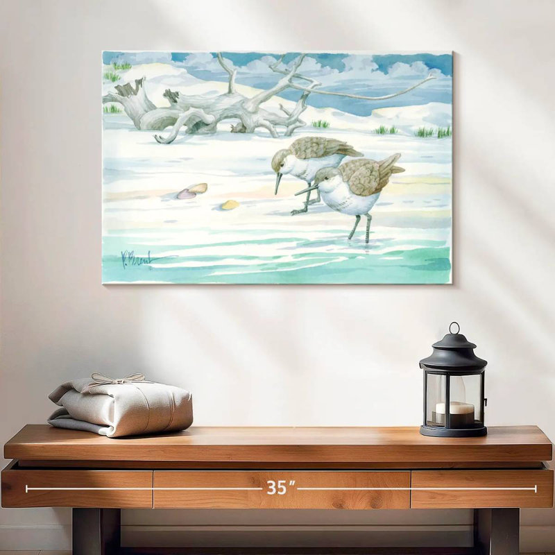 Brampt Driftwood Sandpipers, 16" H x 24" W